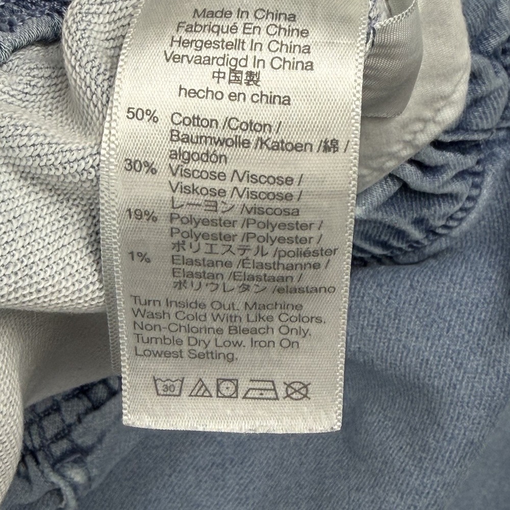 Madewell Sweatpant Jeans Nealy Wash pull on soft jogger Denim Pants S, READ - Picture 7 of 14